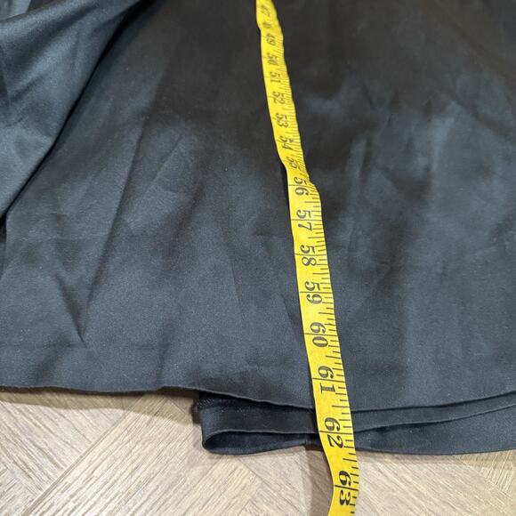 Sachin & Babi Cleo Wrap Gown Sleeveless V Neck Black Ivory Bow Women’s Size 6 - Picture 9 of 11